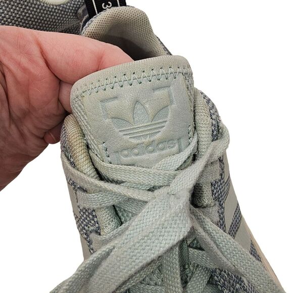 ADIDAS Boost Sneakers Women's 8 Blue NMD_R2 Raw Steel Tennis Shoes Running - Picture 5 of 11